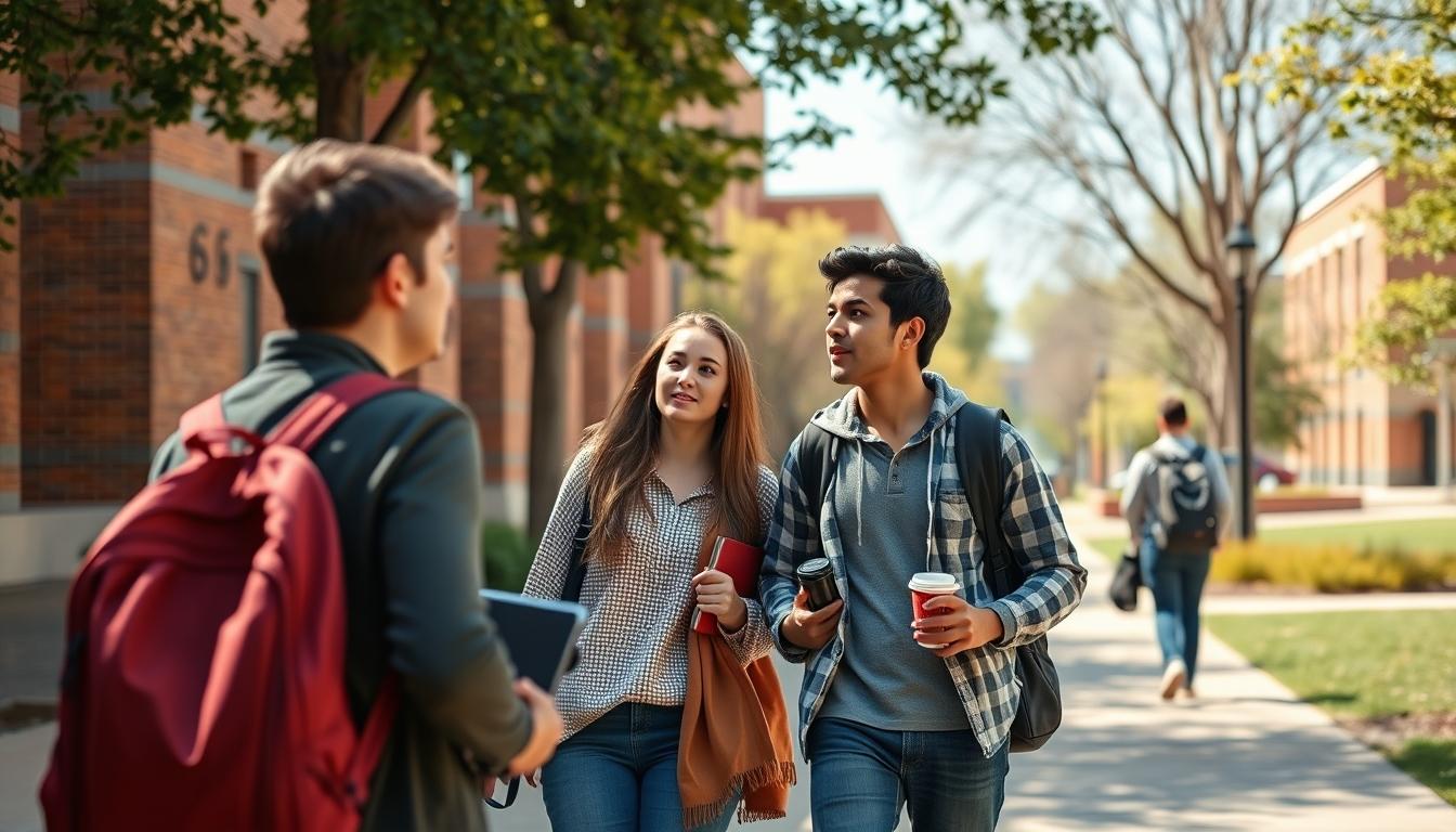 Students working in research laboratory